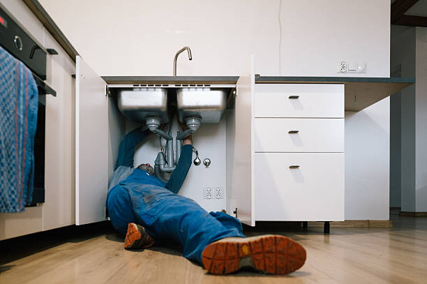 Professional Drain Cleaning technician working in Plymouth, IN